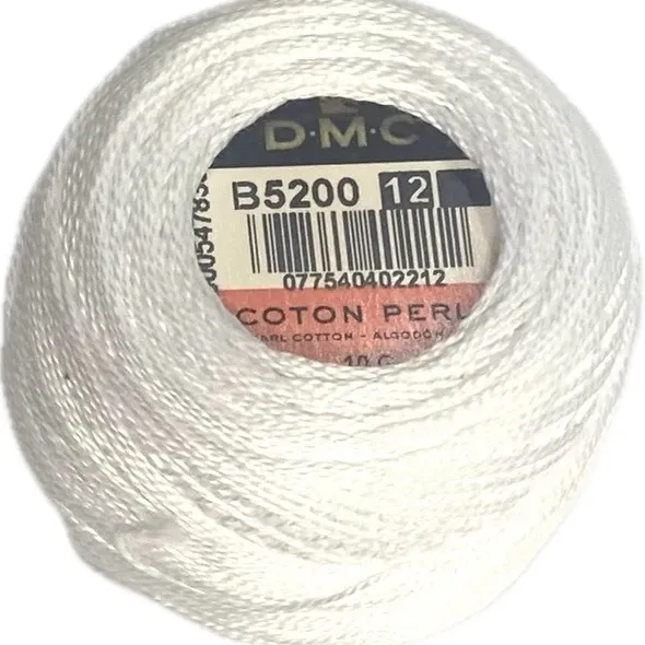 Нитка DMC Pearl Cotton Balls 5200 (12)  (арт. 16263)